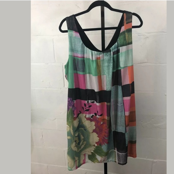 Desiqual Abstract Check Dina Dress Multicolor - Picture 1 of 9
